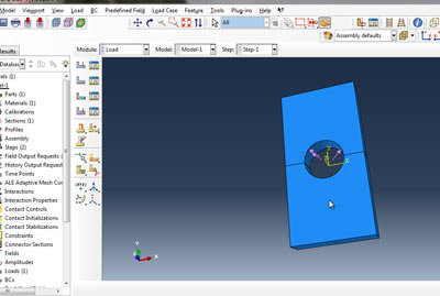 آموزش شبیه سازی فشار غیر یکنواخت روی یاتاقان در نرم افزار آباکوس abaqus